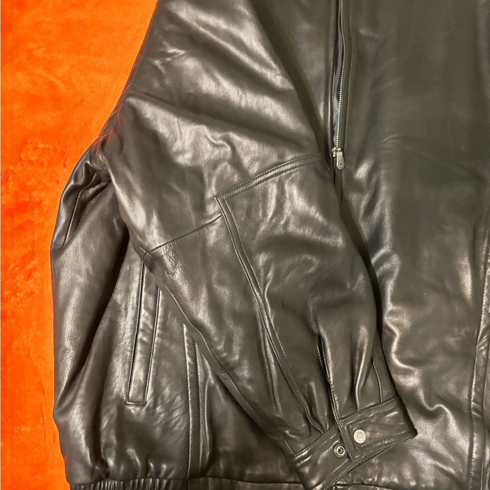 Roundtree & Yorke Men's New Lamb Skin Leather Jacket 3XLT - Picture 6 of 11
